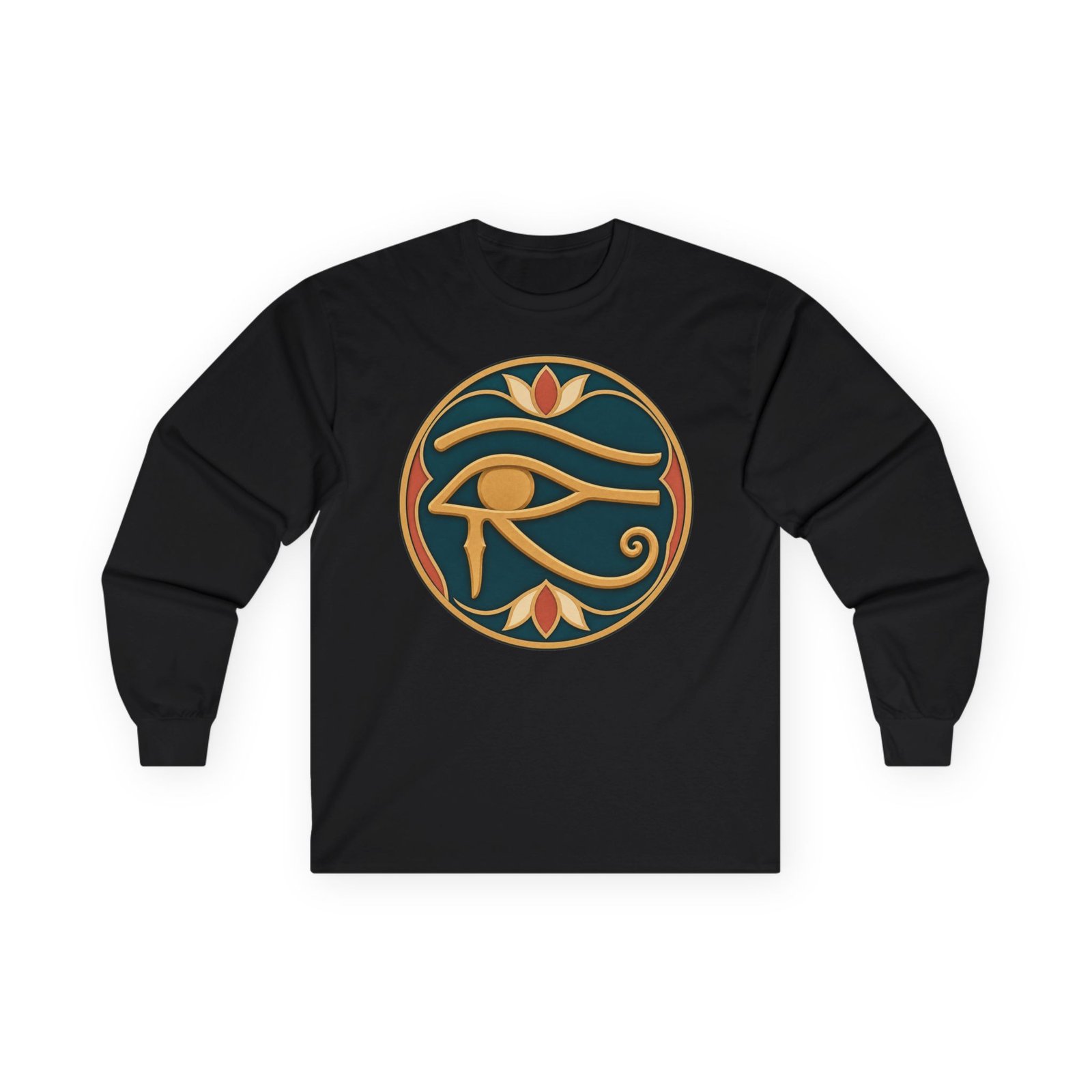 Eye of Horus - Unisex Long Sleeve T-Shirt – Ancient Egyptian Symbol, Timeless Style - Image 9