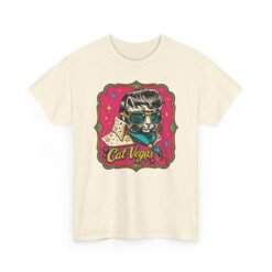 Cat Vegas – Unisex T-Shirt – The King Has Nine Lives - Image 25
