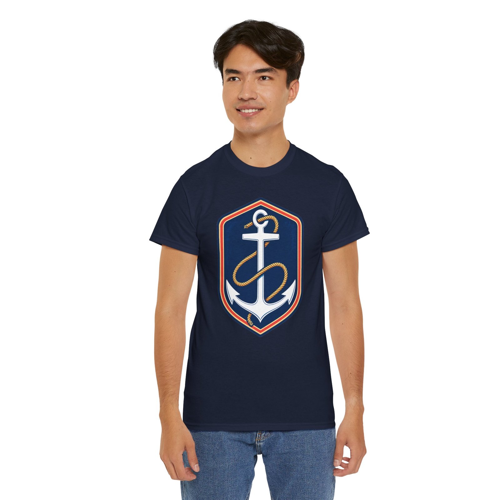 Classic Anchor – Unisex T-Shirt – Stay Grounded, Chase the Horizon - Image 5