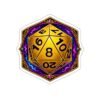 20-Sided Dice – Outdoor Sticker – Roll for Adventure