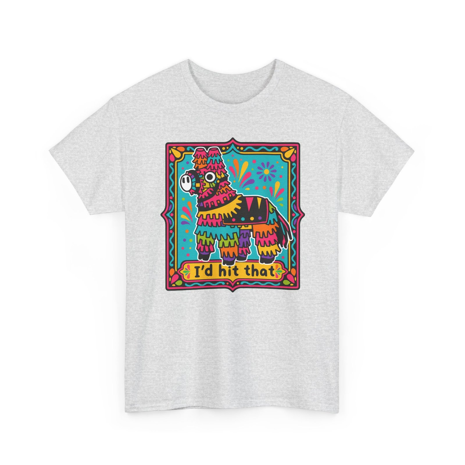 I’d Hit That – Unisex Funny Llama Piñata T-Shirt - Image 18