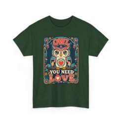 Owl You Need Is Love – Unisex T-Shirt – A Hoot of a Love Story - Image 12