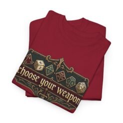 Alternative view of Choose Your Weapon - Unisex T-Shirt – Roll with Style