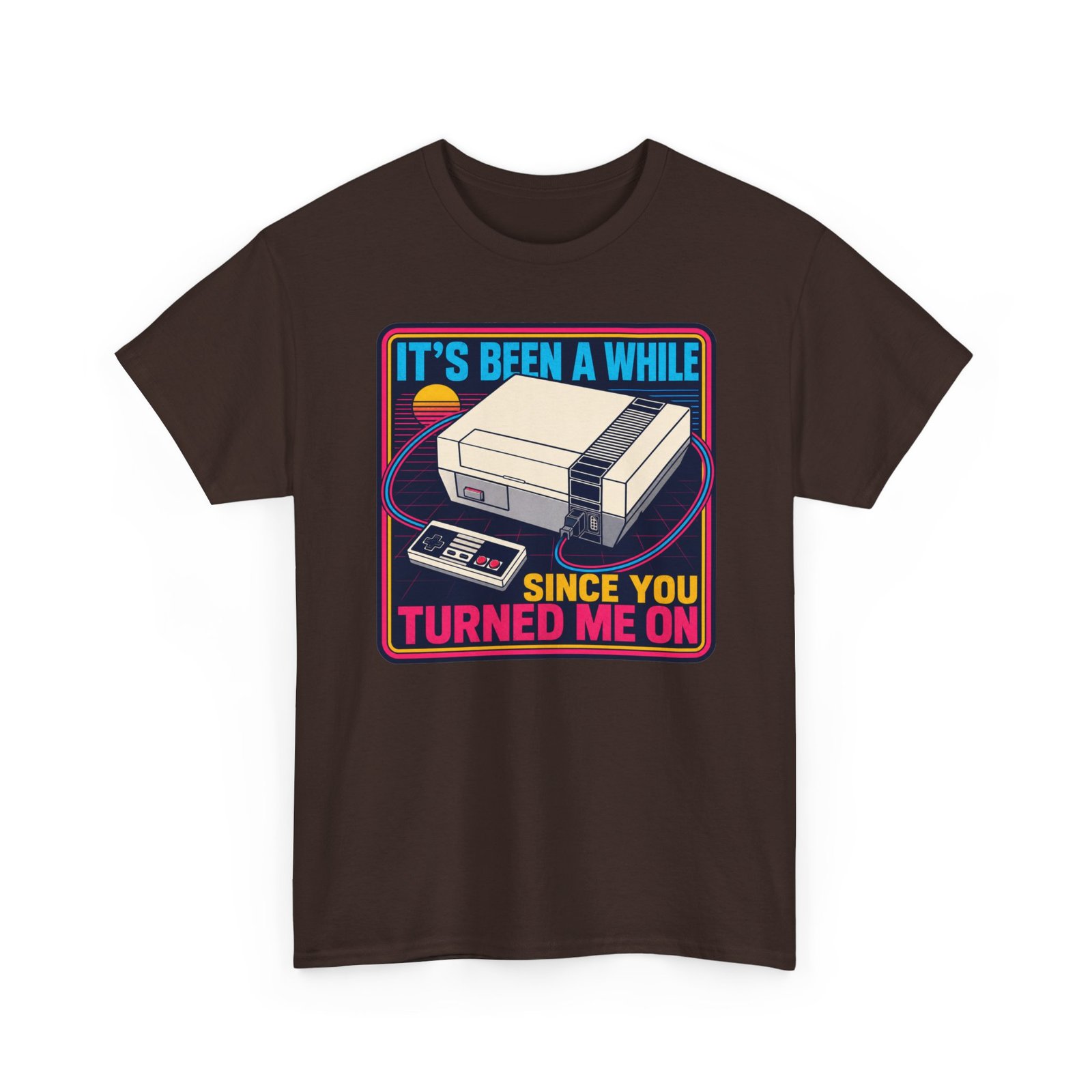 It’s Been a While Since You Turned Me On – Unisex T-Shirt – Retro Gamer Humor - Image 19