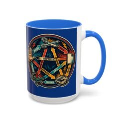 Rock Paper Scissors Lizard LLAP – Color Accent 11oz or 15oz Mug – Sip Long and Prosper - Image 29