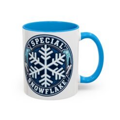Special Snowflake – Color Accent Mug – Uniquely Caffeinated - Image 7