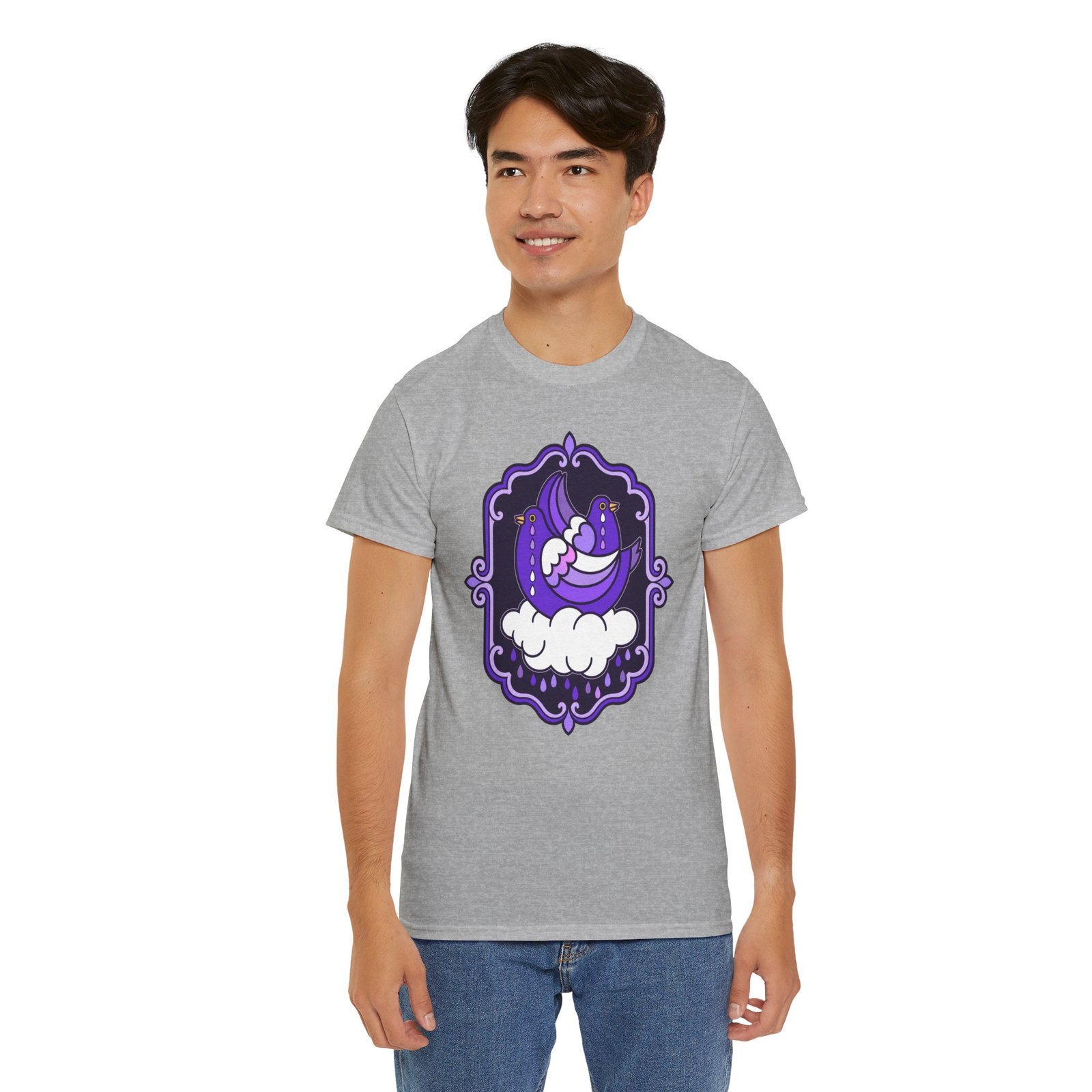 Purple Doves Crying – Unisex T-Shirt – Some Feelings Need No Explanation - Image 13