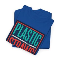 Alternative view of Plastic Straws Suck – Unisex T-Shirt – A Pun with a Point
