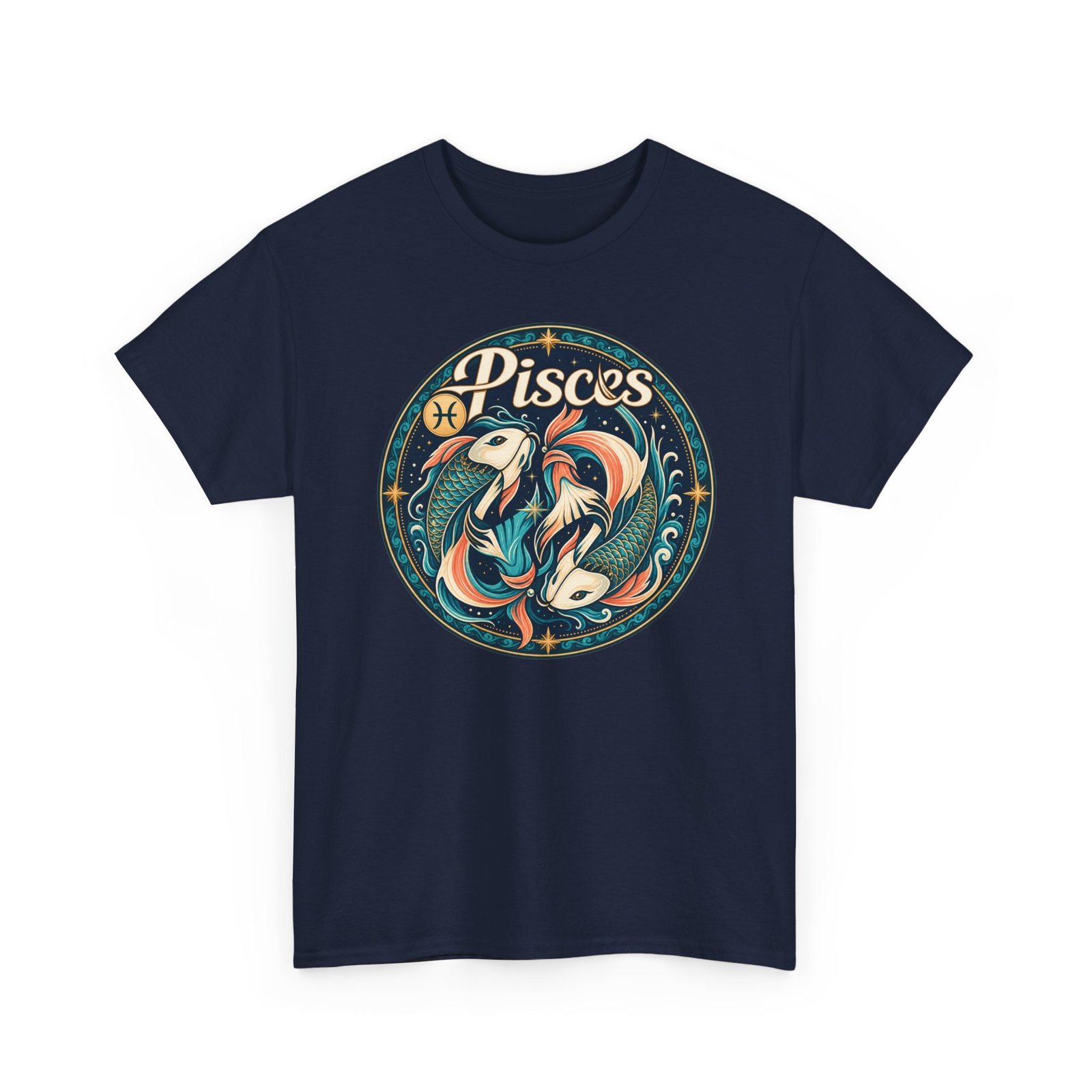 Pisces Zodiac - Unisex T-Shirt – Dream Deep, Flow Freely - Image 19