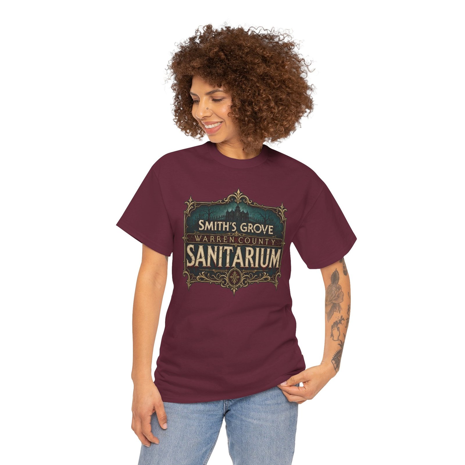 Smith’s Grove Sanitarium - Unisex T-Shirt – Halloween Michael Myers Horror - Image 4