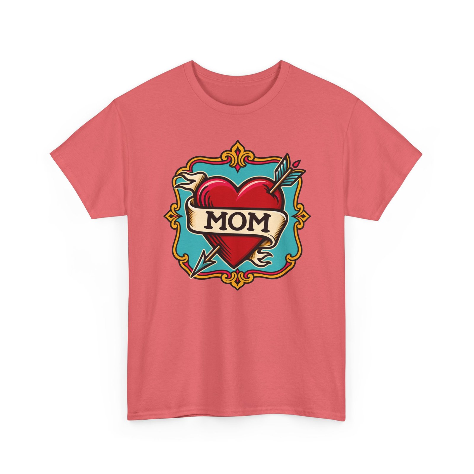 Retro Mom Heart - Unisex T-Shirt – Classic Ink, Eternal Love - Image 11