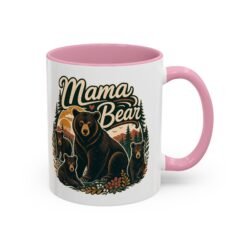Alternative view of Mama Bear - Color Accent Mug – Fierce Sips, Cozy Vibes