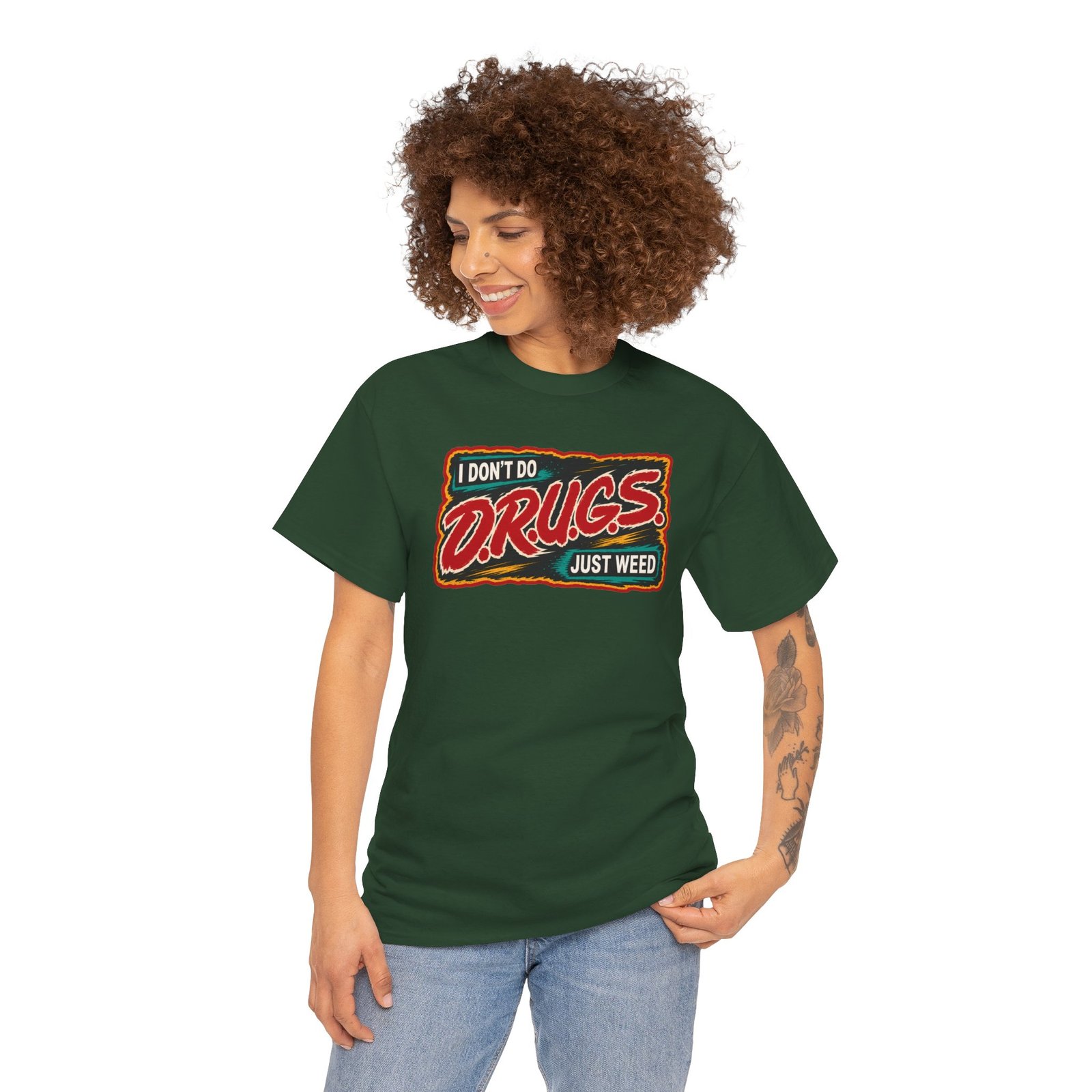 I Don’t Do Drugs, Just Weed – Unisex Funny Cannabis T-Shirt - Image 5