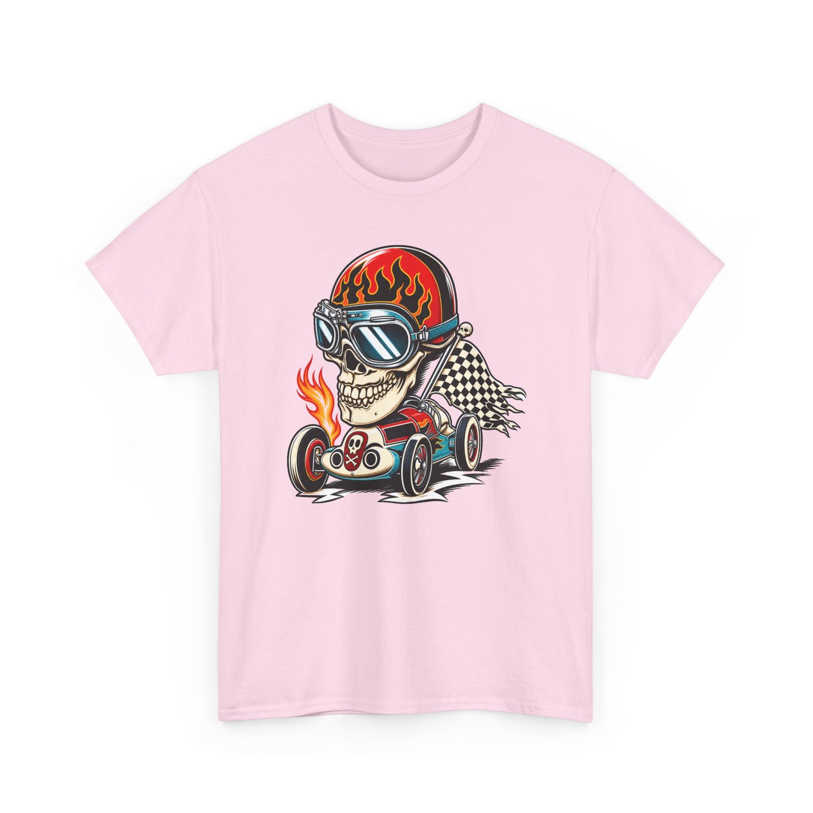 Death Race Skull – Unisex T-Shirt – Full Throttle to the Finish - Image 16