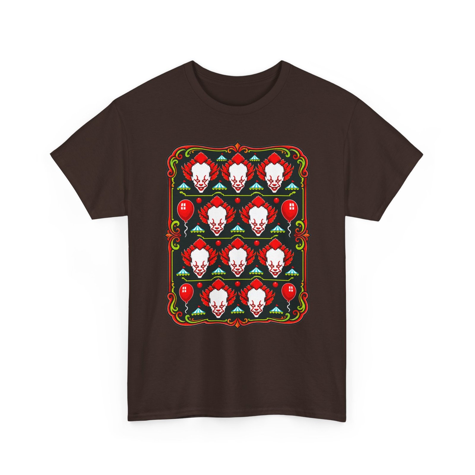 Scary Clown Halloween Christmas – Unisex T-Shirt – From Spooky Season to Scary Christmas - Image 19