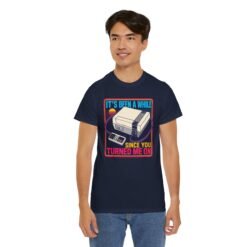 It’s Been a While Since You Turned Me On – Unisex T-Shirt – Retro Gamer Humor - Image 12