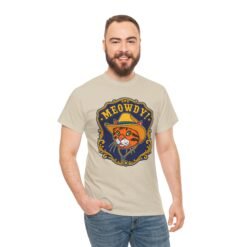 Meowdy! Cowboy Cat - Unisex T-Shirt – Howdy, Purrtner - Image 8