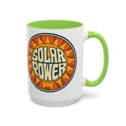 Solar Power – Color Accent Mug – Renewable Morning Energy - Image 35