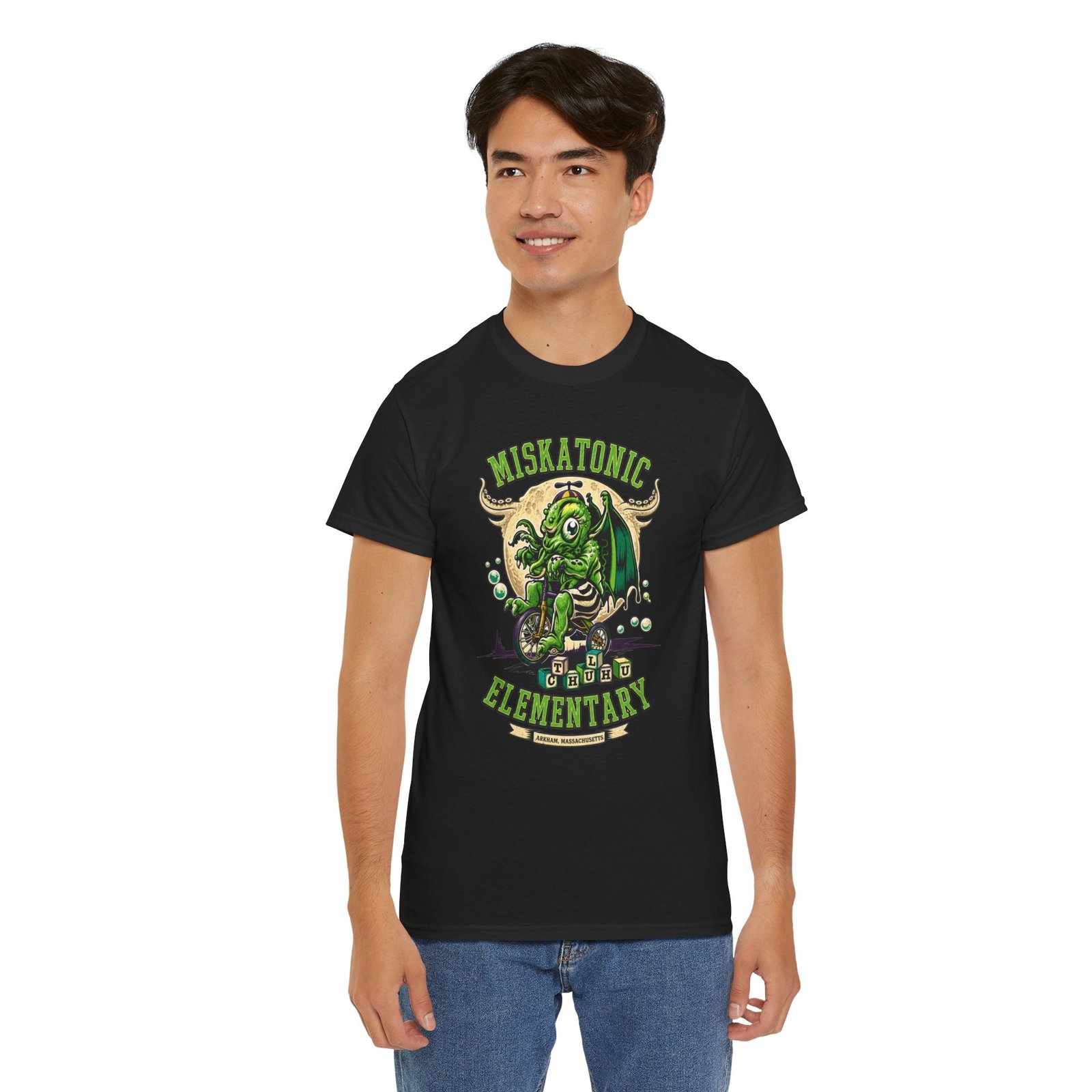 Miskatonic Elementary – Unisex T-Shirt – Arkham’s Littlest Horror Tshirt - Image 13