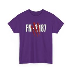 FN-2187 Red Handprint – Unisex T-Shirt – A Number With a Story - Image 28