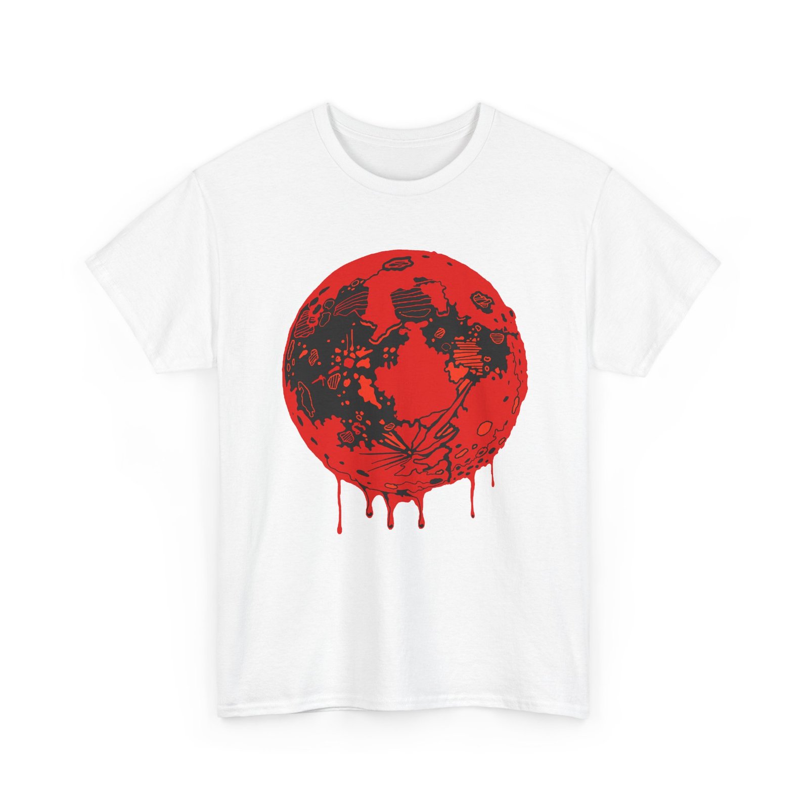 Blood Moon - Unisex – Gothic - Red Lunar Eclipse - Horror Shirt - Image 17
