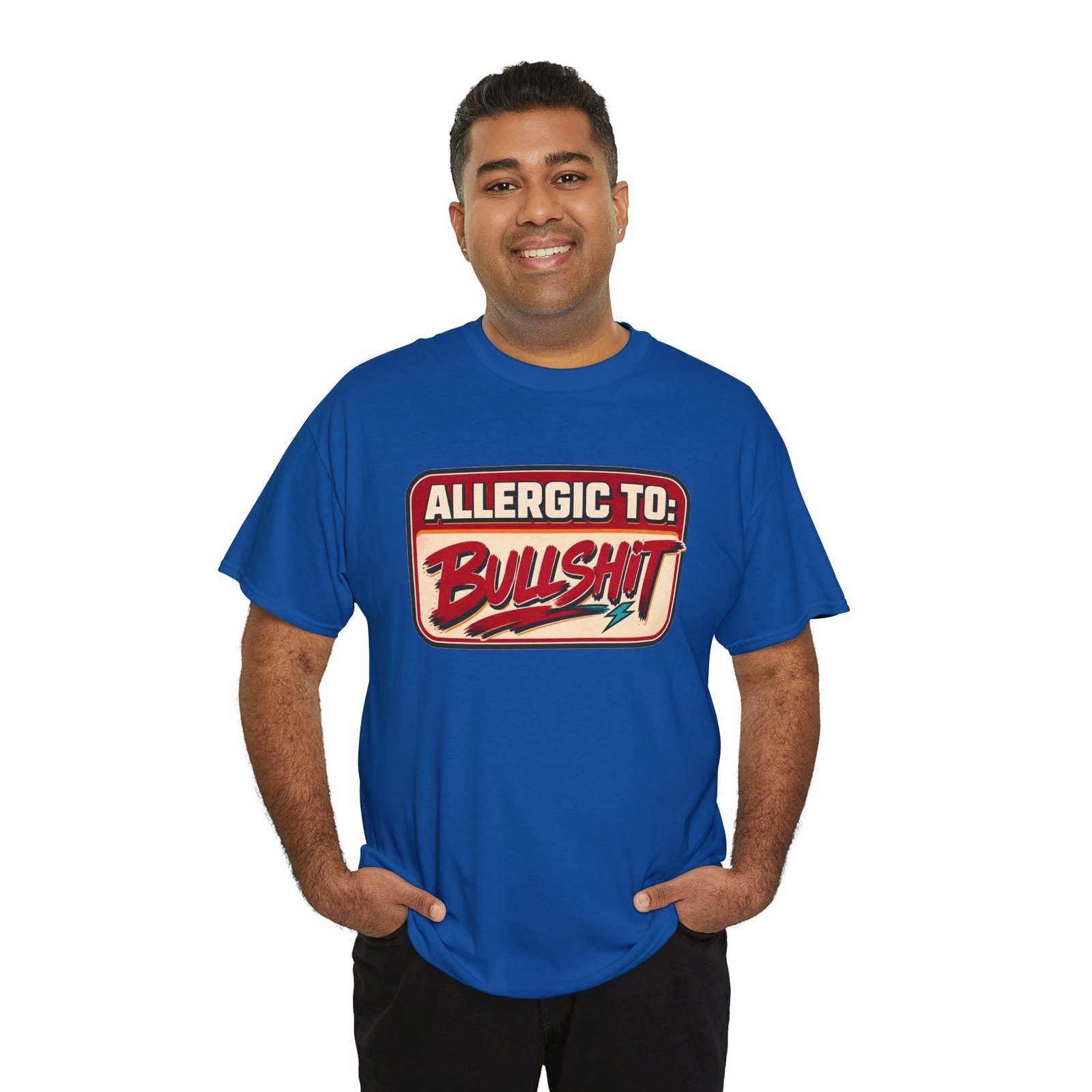 Allergic to Bullshit - Unisex T-Shirt – Zero Tolerance, 100% Sass - Image 11