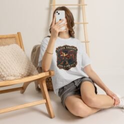 Cluck Around And Find Out - Unisex T-Shirt – Barnyard Attitude Activated - Image 3
