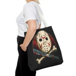 Jason Voorhees Jolly Roger - Tote Bag – Friday the 13th Horror - Image 36