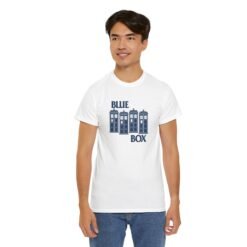 Blue Box – Unisex T-Shirt – Timey-Wimey Punk Rock - Image 6