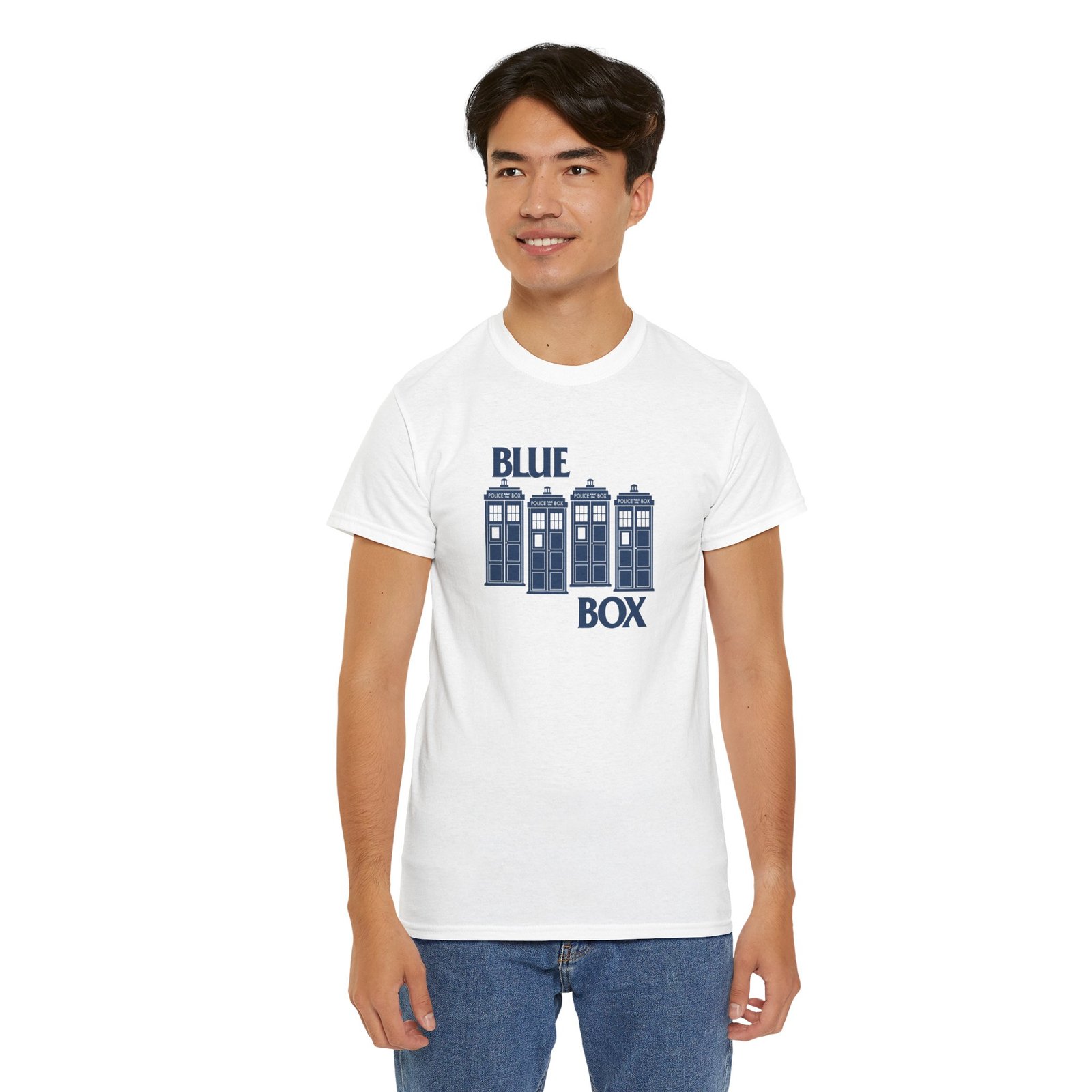 Blue Box – Unisex T-Shirt – Timey-Wimey Punk Rock - Image 6