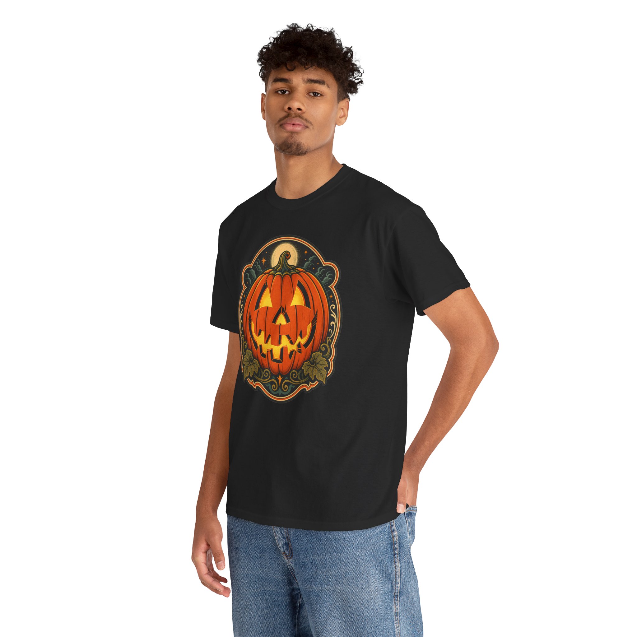 Jack O’ Lantern – Unisex T-Shirt – Light Up the Night - Image 14