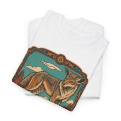 Alternative view of COYOTE (Canis latrans) – Unisex T-Shirt – Wild, Wily & Remarkably Adaptable