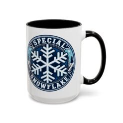 Special Snowflake – Color Accent Mug – Uniquely Caffeinated - Image 9