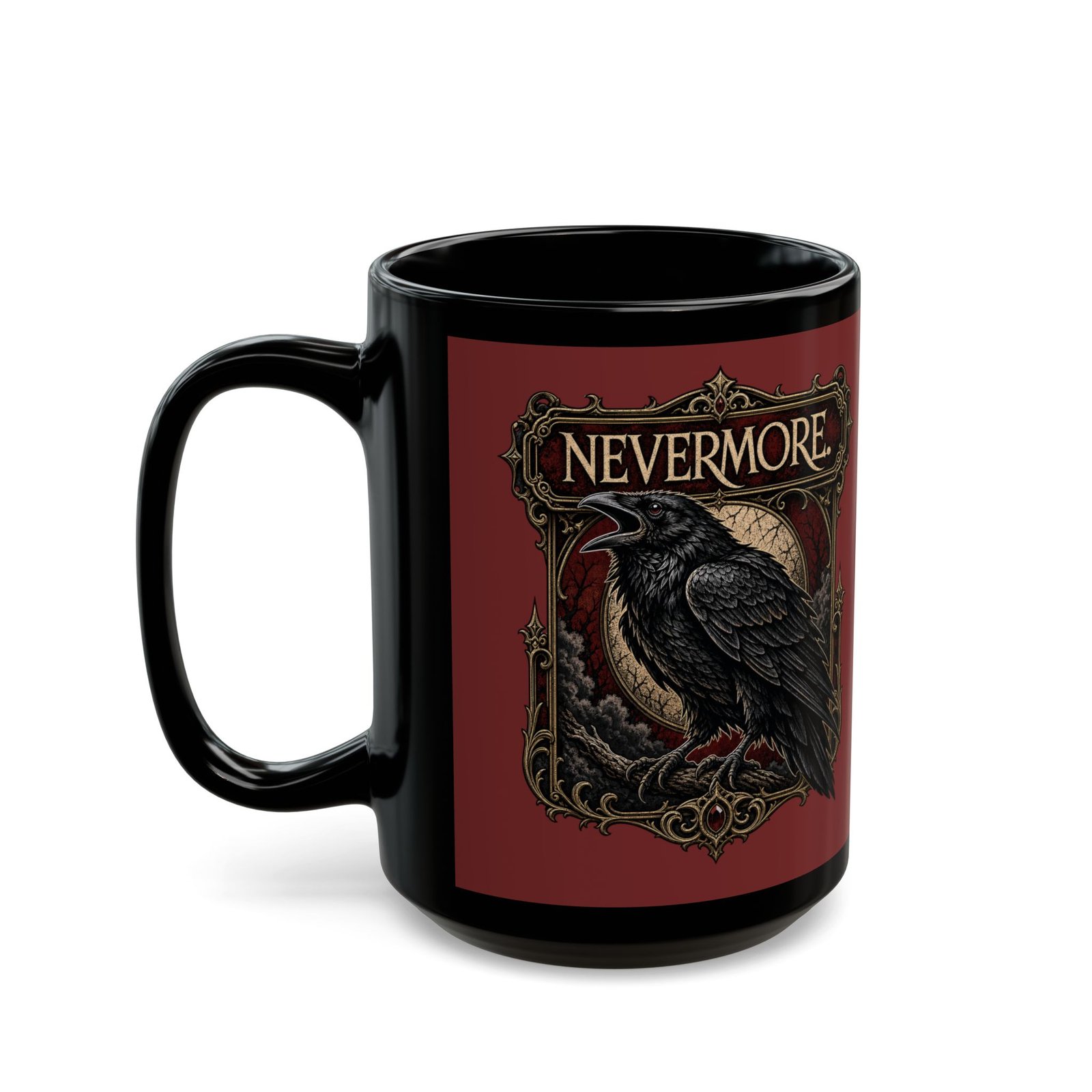 Nevermore - Black Mug – Sip with a Touch of the Macabre - Image 7