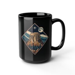 Devil’s Tower - Black Mug – Monument of Mystery - Image 8