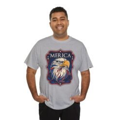 ’Merica - Unisex T-Shirt – Bald Eagle, Big Attitude - Image 10