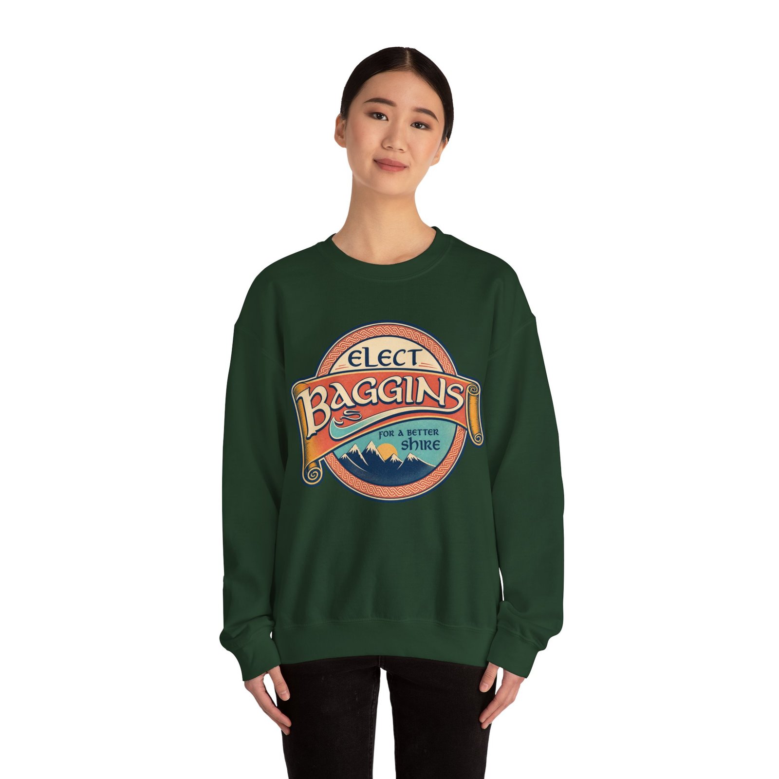 Elect Baggins for The Shire - Unisex Sweatshirt – Campaign in Comfort - Image 4