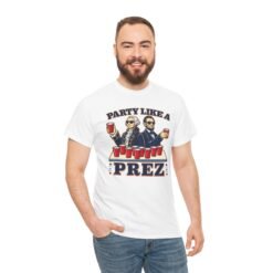 Alternative view of Party Like a Prez – Unisex T-Shirt – Founding Fathers Gone Wild