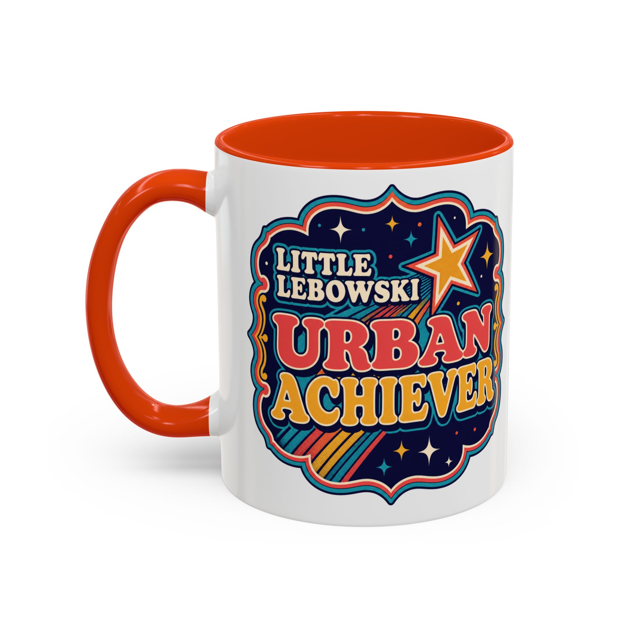 Little Lebowski Urban Achiever – Accent Color Mug – Modest Goals, Strong Coffee - Image 18