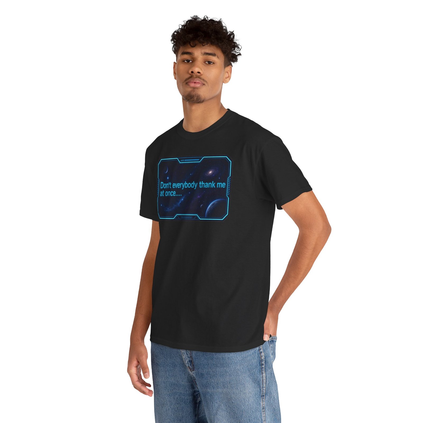 Don’t Everybody Thank Me at Once – Unisex T-Shirt – Modesty Not Included - Image 5