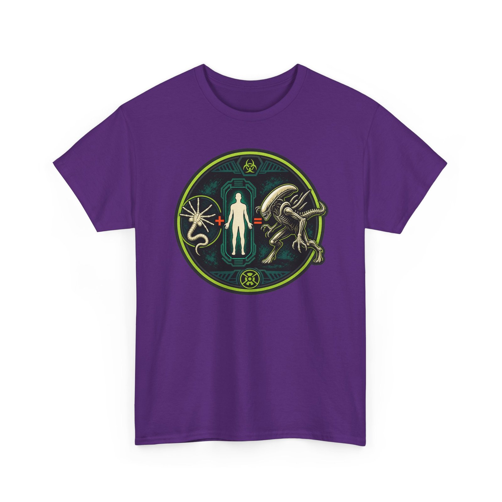 Alien Math – Unisex T-Shirt – Facehugger + Human = Xenomorph - Image 18