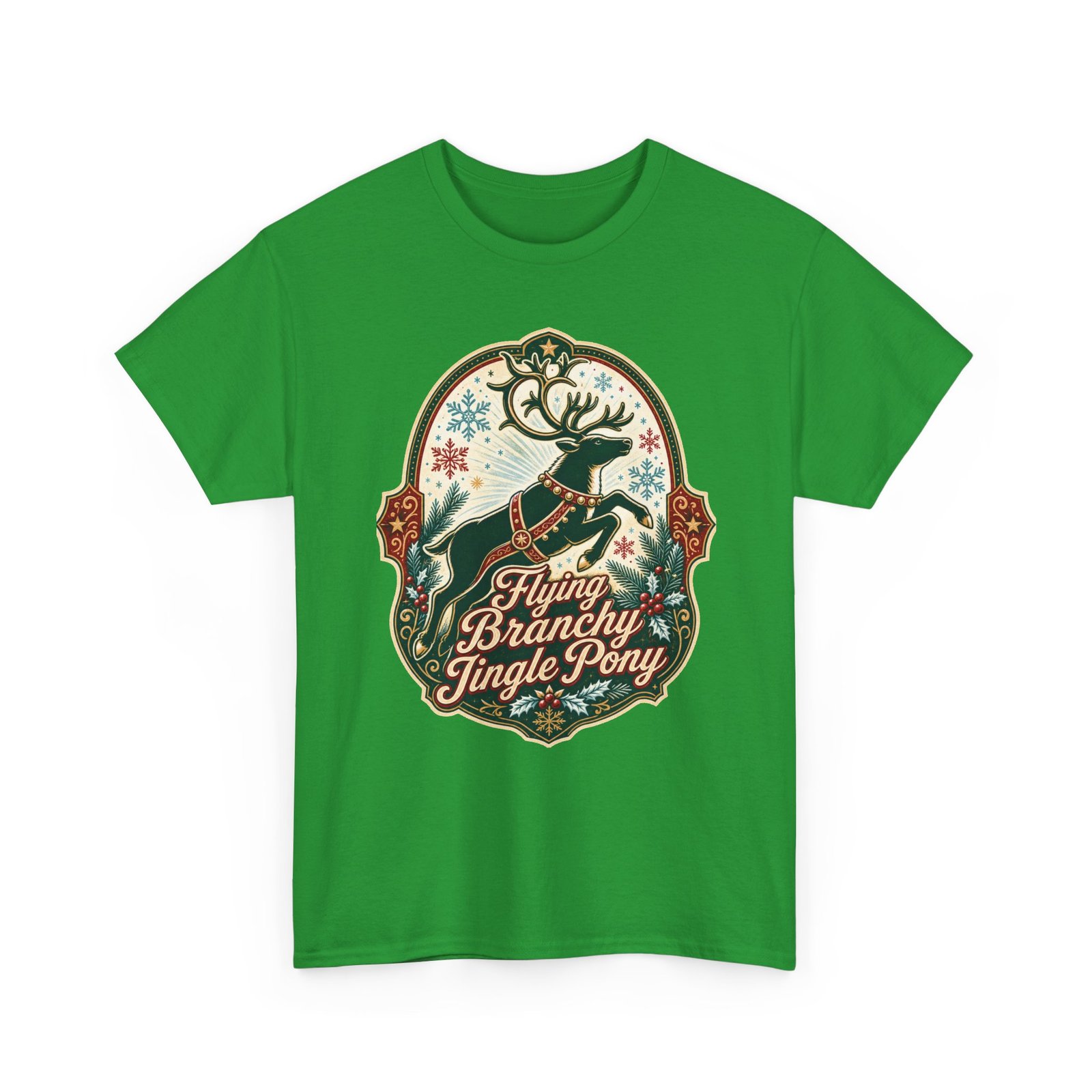 Flying Branchy Jingle Pony - Unisex T-Shirt – Reindeer Ridiculousness - Image 16