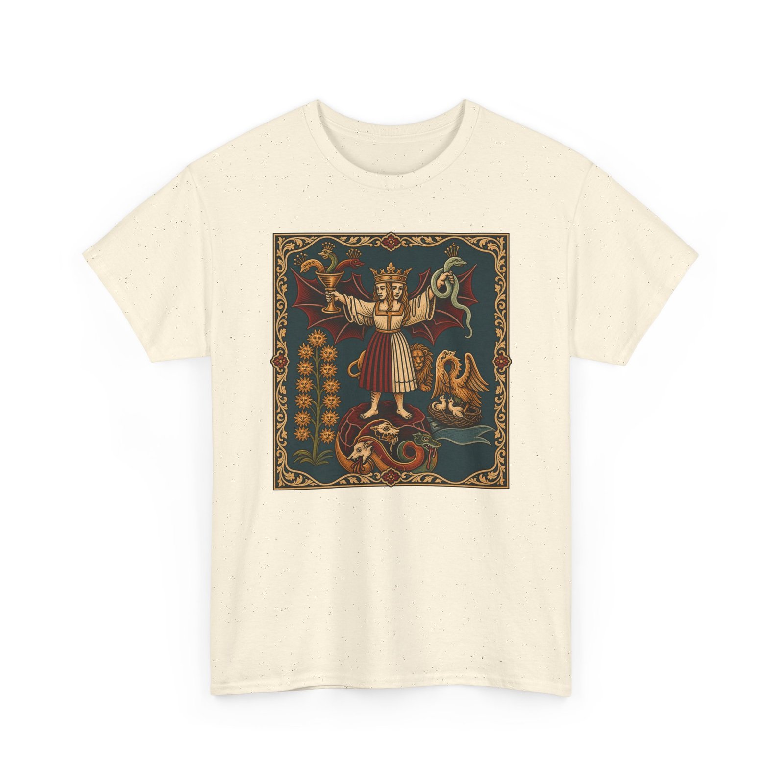 Medieval Alchemy – Unisex T-Shirt – Ancient Symbols & Arcane Knowledge