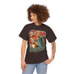 Alternative view of It’s 7 AM Somewhere – Unisex T-Shirt – Any Time Is Coffee Time
