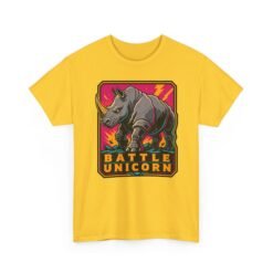 Battle Unicorn - Unisex T-Shirt – Funny Rhino - Fantasy Animal - Image 20