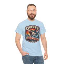 Quint’s Shark Fishing – Unisex T-Shirt – Amity’s Finest Shark Hunter - Image 4