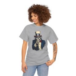 Zombie Uncle Sam - Unisex T-Shirt – He Wants Your Brains! - Image 6