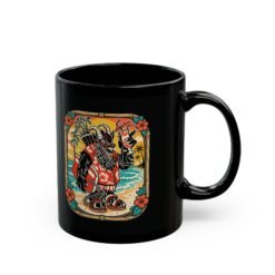 Krampus Island – Black 11oz or 15oz Mug – Naughty Never Looked So Chill - Image 3