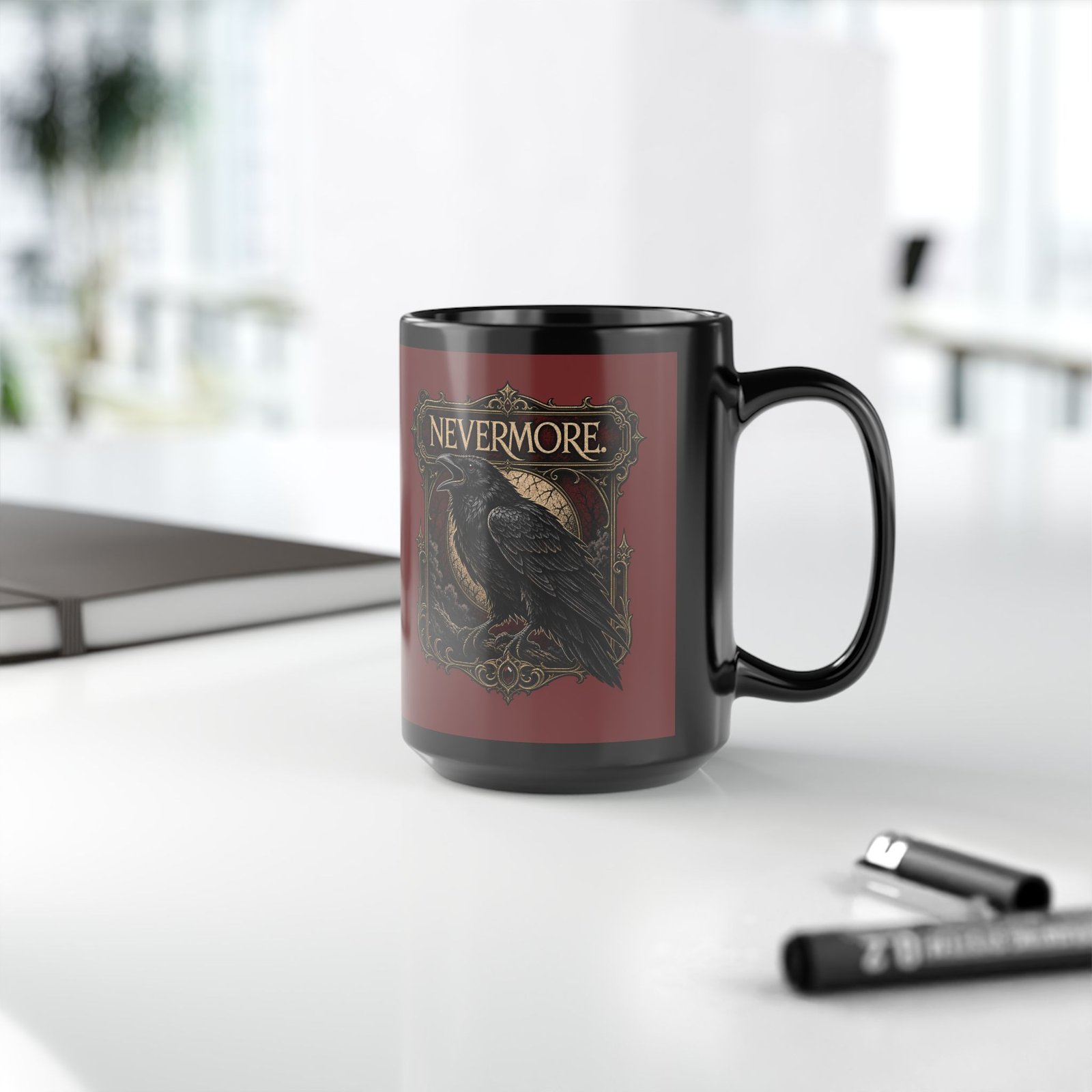 Nevermore - Black Mug – Sip with a Touch of the Macabre - Image 11