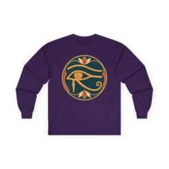 Eye of Horus - Unisex Long Sleeve T-Shirt – Ancient Egyptian Symbol, Timeless Style - Image 14